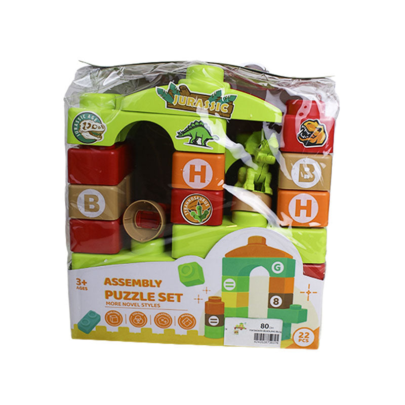 Kit Blocs de Construction Géants Thème Dinosaures & Jungle