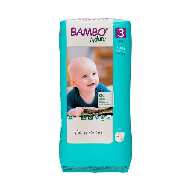 Couches Bébé BAMBO Nature Taille 3 4-8 Kg
