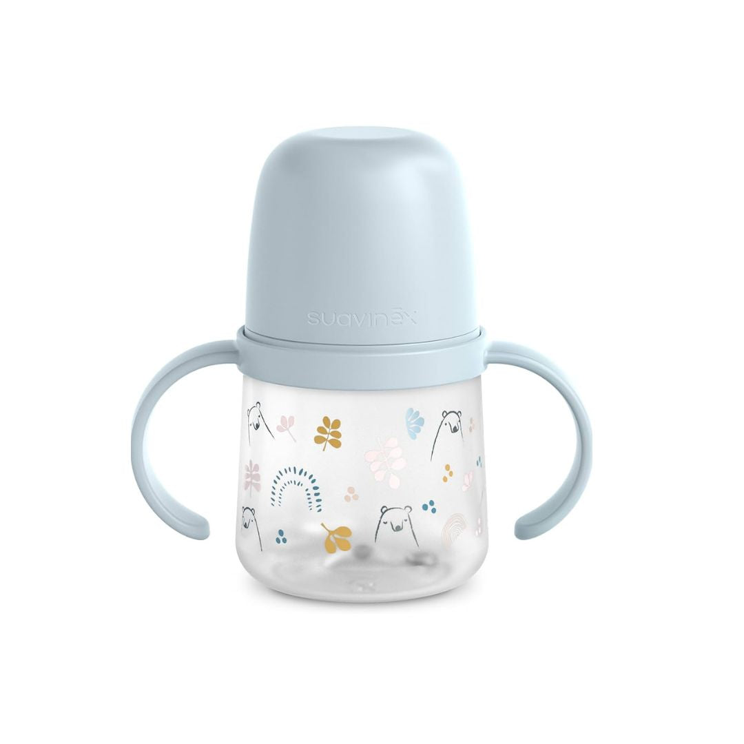 Suavinex, Tasse Apprentissage Bébé, Biberon avec Poignées,