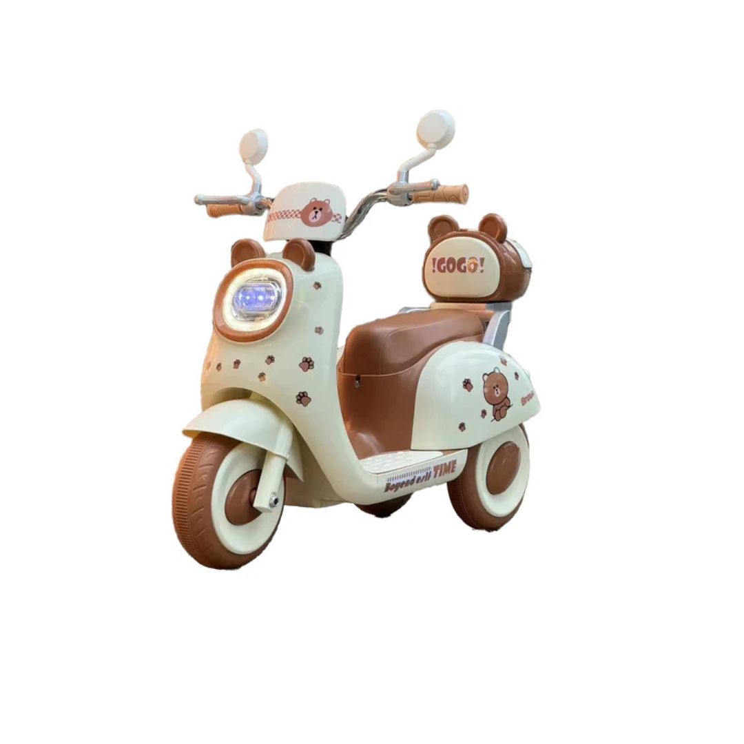 Moto Électrique Enfant 6V – Style Animal Mignon