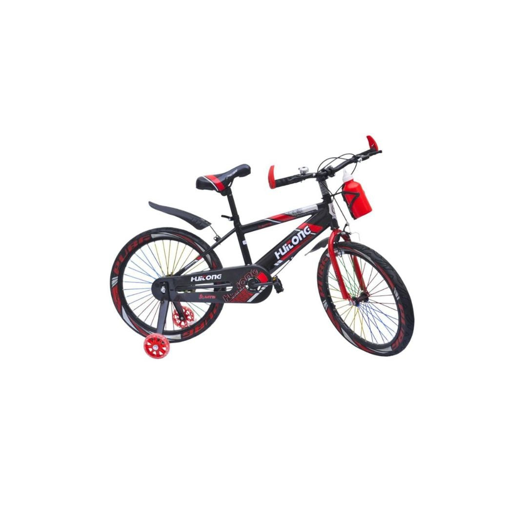 Vélo enfant dynamique avec gourde et design sportif