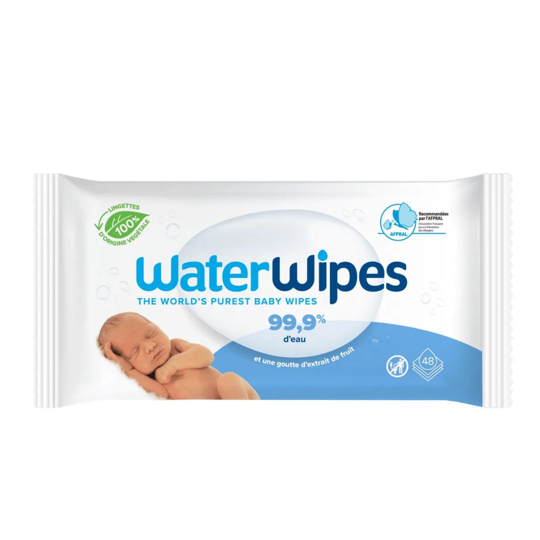 WaterWipes Lingettes Bébé Pures 99,9% Eau
