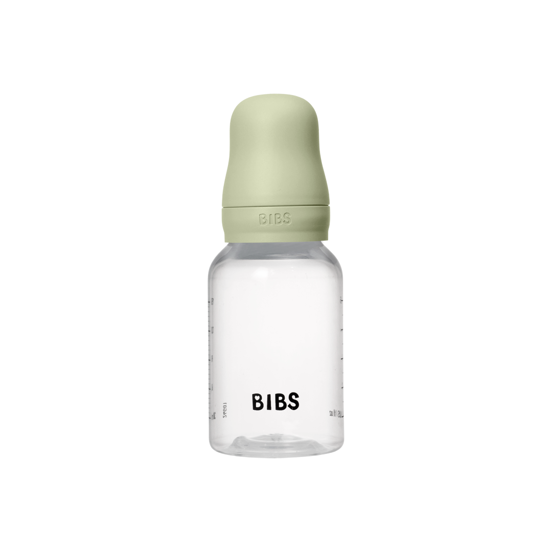 BIBS Biberon Bébé Rond Latex 1 pack 150 ml Débit Lent - Sage