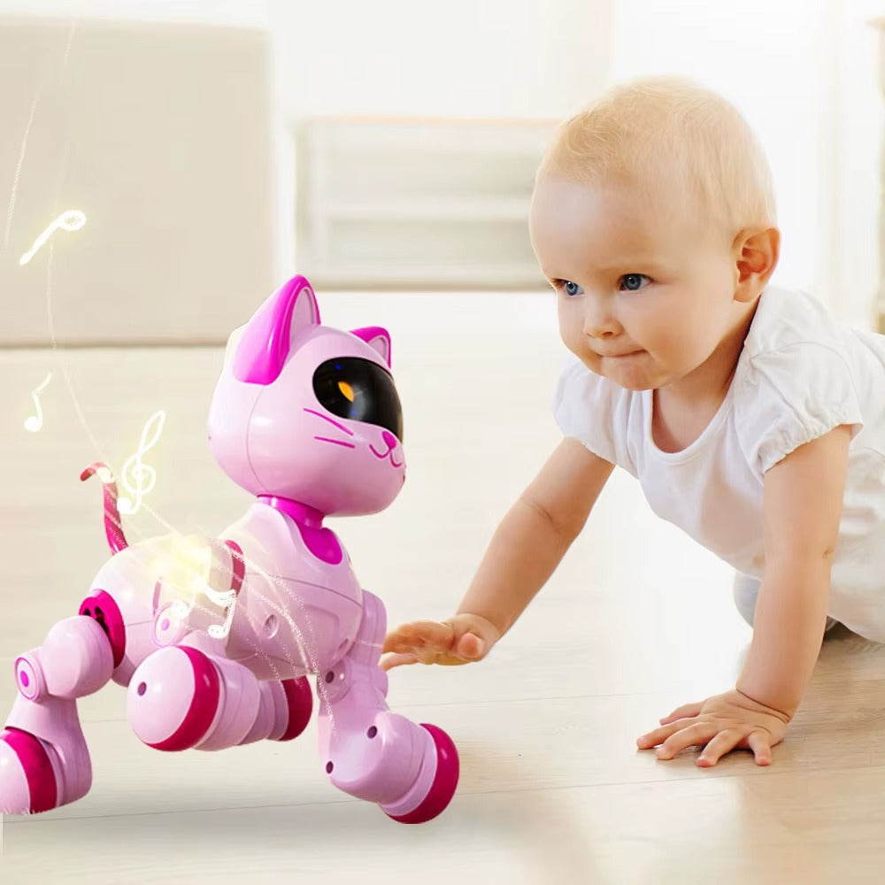 Chat Robot Télécommandé Musical (Rechargeable)