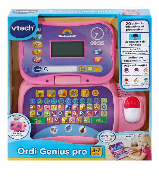 كمبيوتر Vtech Genius Pro الوردي