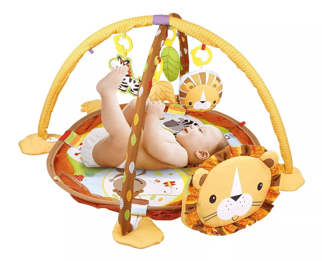 Tapis d'éveil Lion avec balles et musique