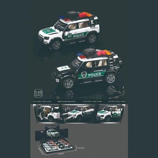 Voiture miniature en métal à friction réaliste