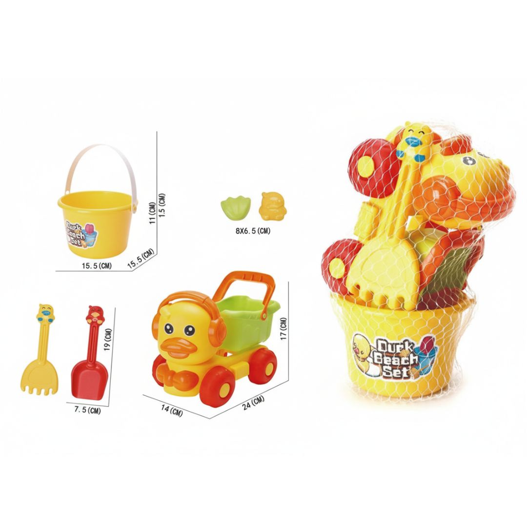 Duck Beach Set : Le Compagnon Idéal pour de Petits Explorateurs Créatifs !