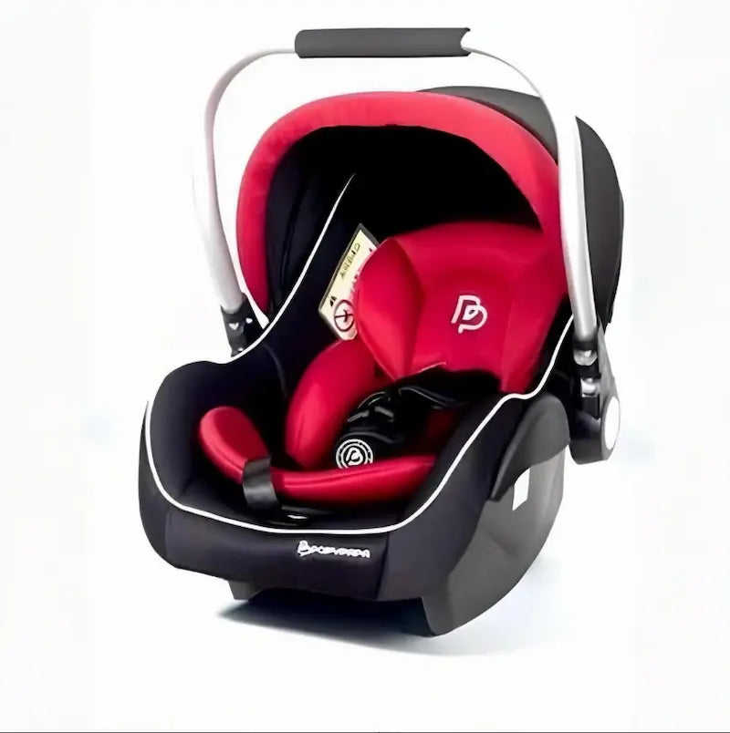 Siege-auto-bebe-popypapa-noir-gris-poignee-aluminium
