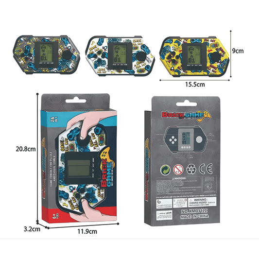 Console de Jeu Tetris Portable - Jeu Électronique Rétro - 3 Couleurs