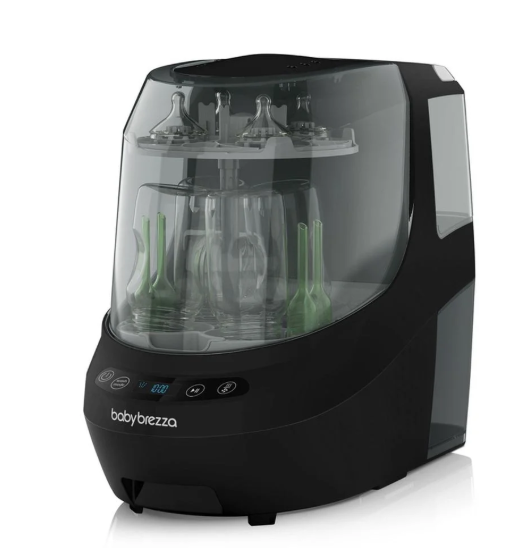 غسالة زجاجات BabyBrezza Pro باللون الأسود