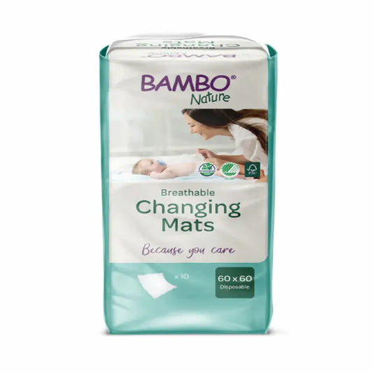 Tapis de change 10 unités 60 x 60cm – Bambo