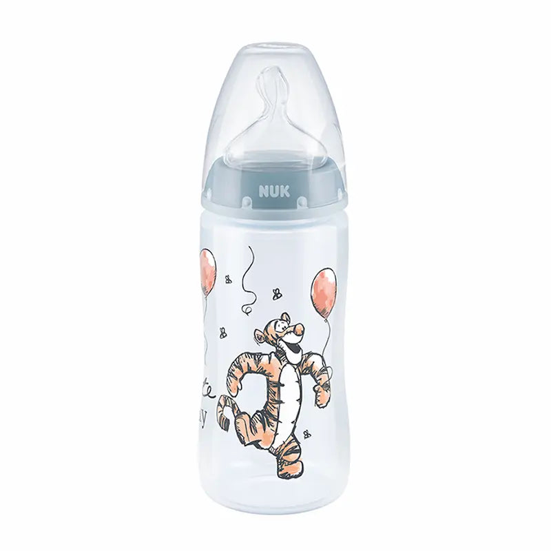 Biberon NUK Perfect Match 260ml 3m+ Disney Winnie l'Ourson et Tigrou anti-colique.