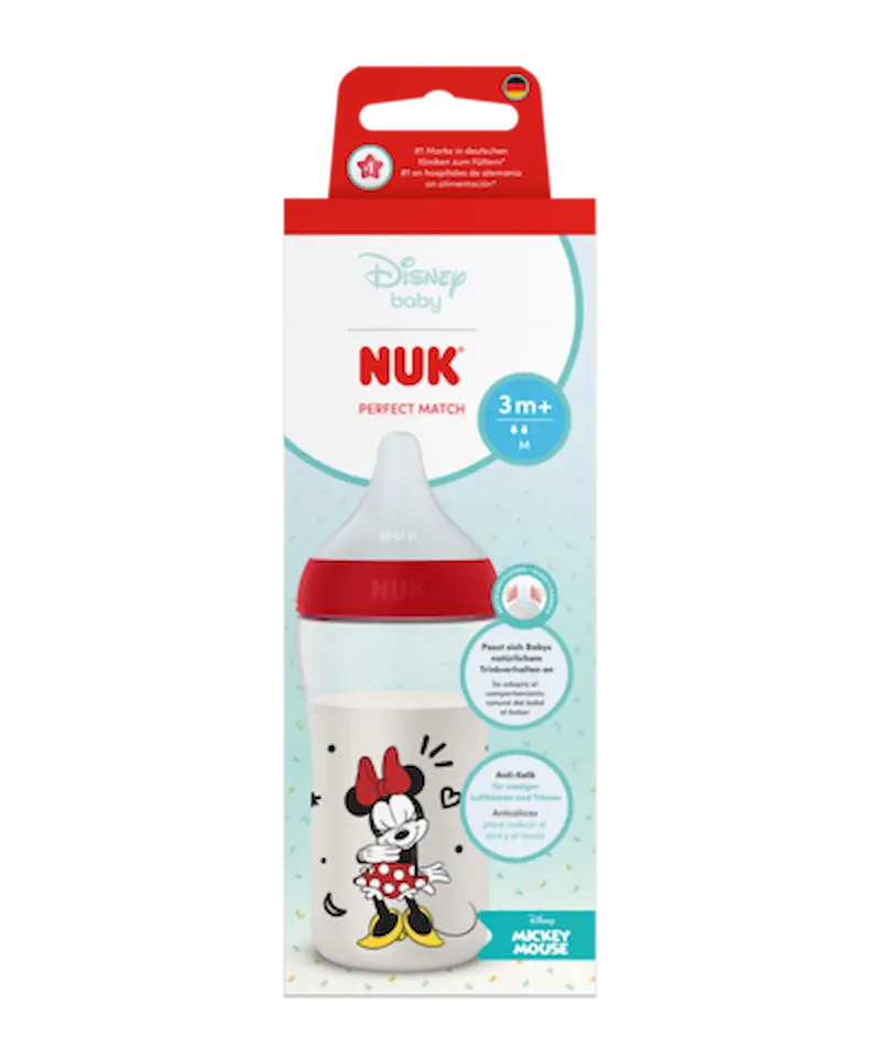 Biberon NUK Perfect Match 260ml 3m+ motifs Disney Mickey et Minnie anti-colique, webshop_png-10528779_10216336_pack_nuk_perfect_match_pp_260ml.