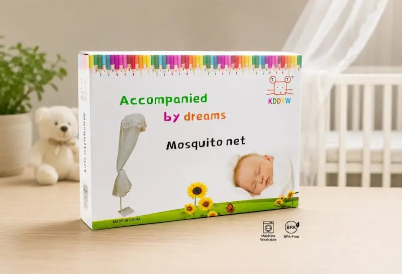 Boîte d'emballage de la moustiquaire de lit bébé