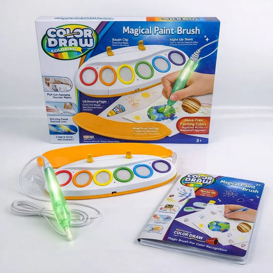 Kit de peinture magique Crayola Color Wonder Magic Light Brush anti tache pour enfant au Maroc