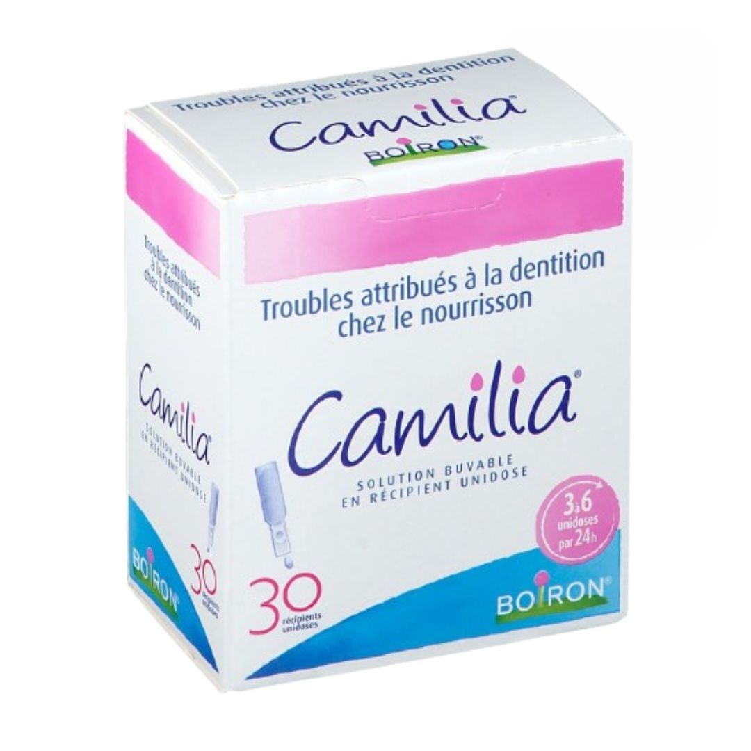 Camilia Dosettes homéopathiques pour troubles de dentition