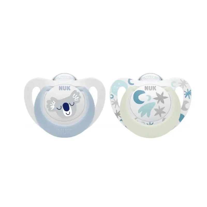 Deux sucettes Star night -neufmois