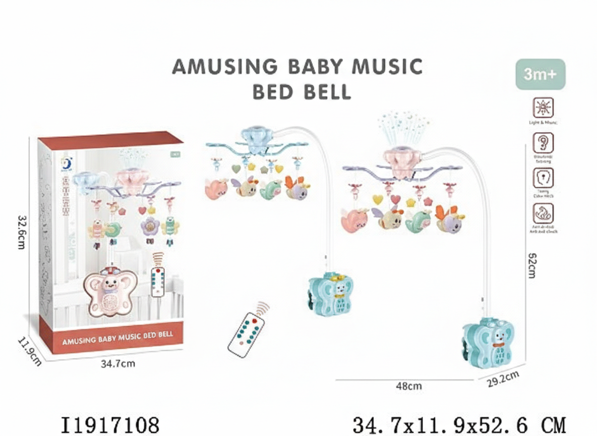 Mobile Musical et Lumineux "Butterfly"