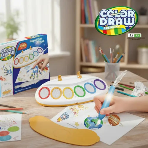 Kit de peinture magique Crayola Color Wonder Magic Light Brush anti tache pour enfant au Maroc