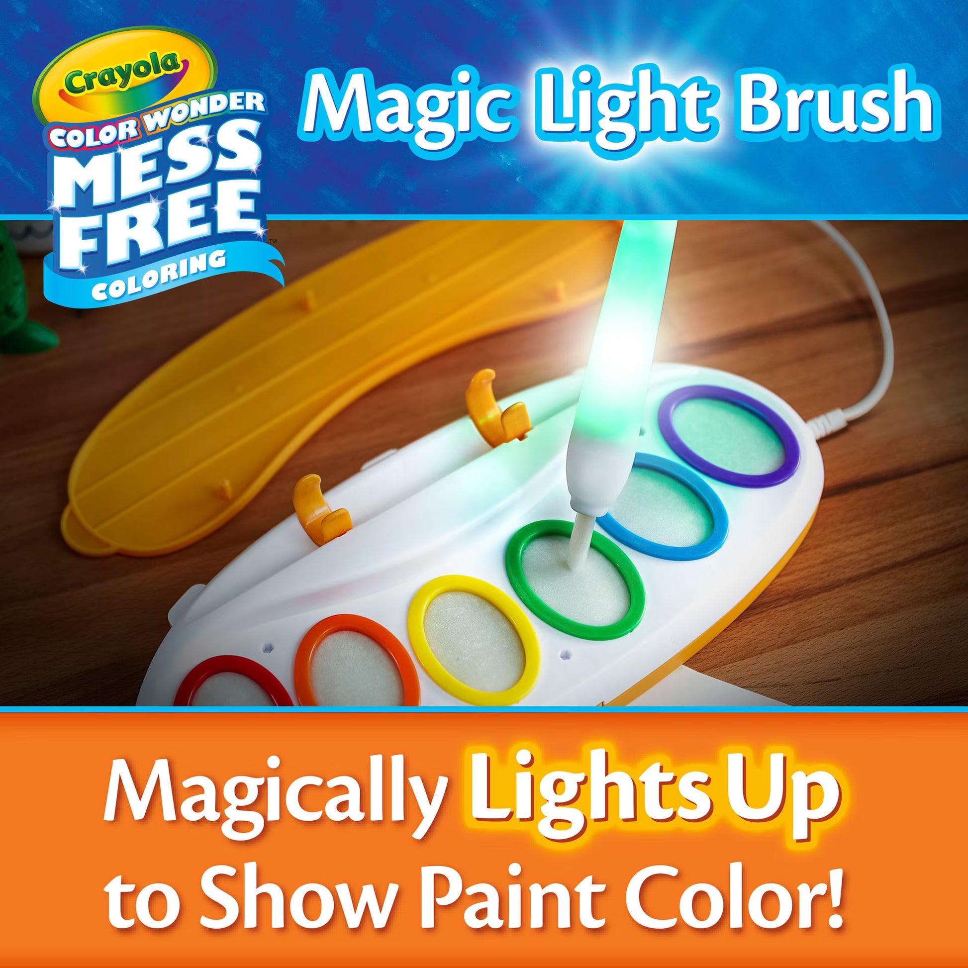 Kit de peinture magique Crayola Color Wonder Magic Light Brush anti tache pour enfant au Maroc