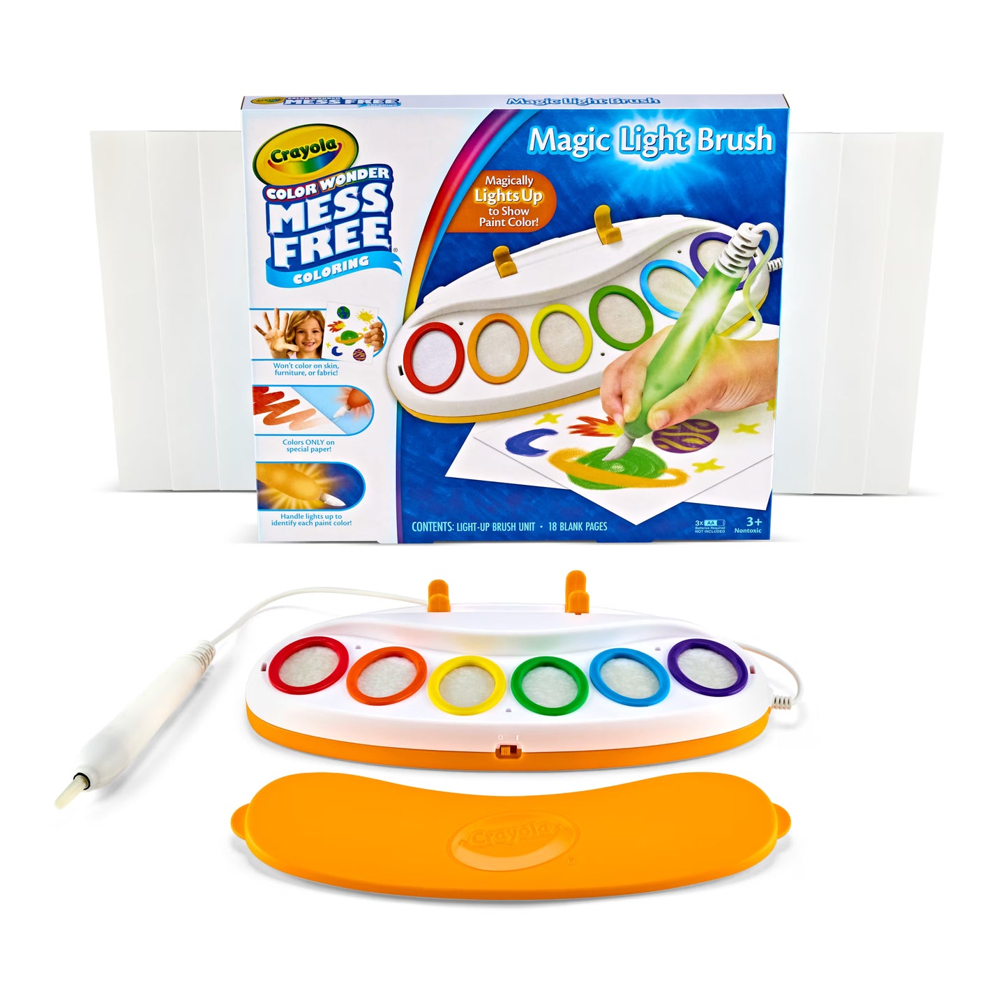 Kit de peinture magique Crayola Color Wonder Magic Light Brush anti tache pour enfant au Maroc