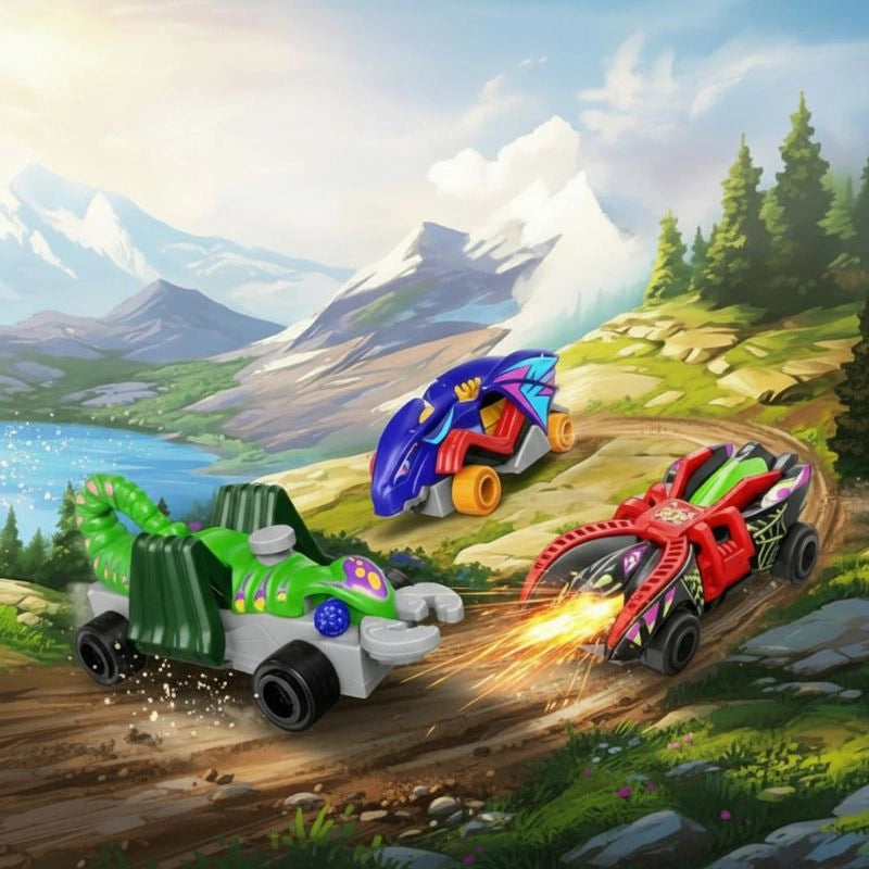 Pack de 3 Véhicules Insectes -neufmois