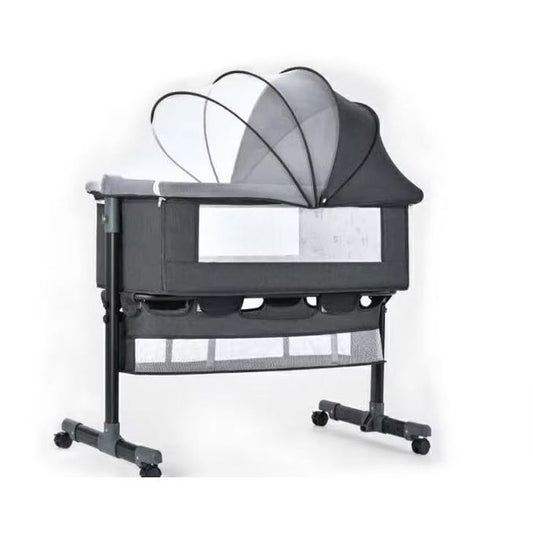 Berceau Bébé Multifonction avec Canopy Anti-Moustiques