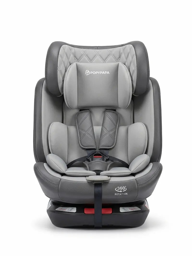 Siège auto pivotant 360 Popypapa inclinable pour securite bebe en voiture