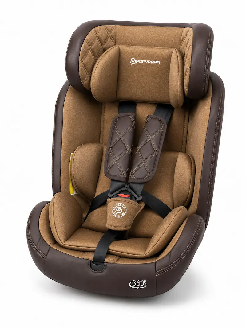 Siège auto pivotant 360 Popypapa inclinable pour securite bebe en voiture