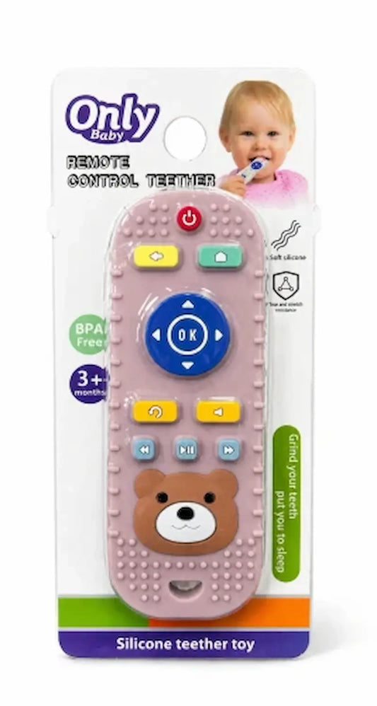 Télécommande d'Éveil & Anneau de Dentition Bébé – Silicone Alimentaire