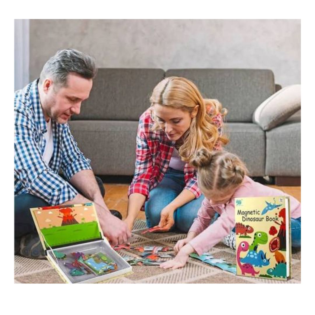Livre Magnétique Dinos - 64pcs
