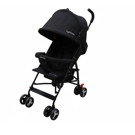 Poussette Canne Bébé Compacte et Légère Grise