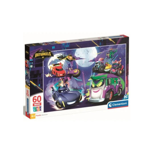 PUZZLE 60 PIECES MAXI – BATWHEELS