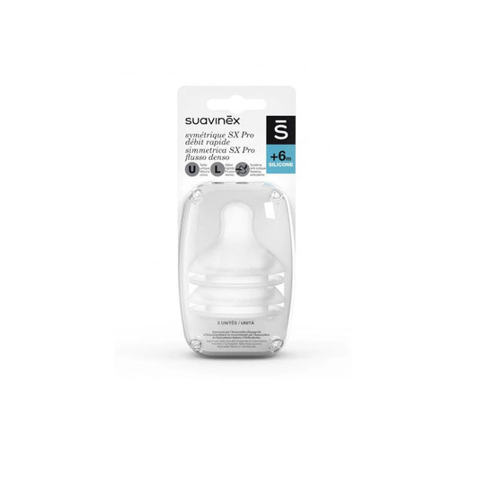 Lot de 2 Tétines Symétriques SX Pro (Débit Rapide)
