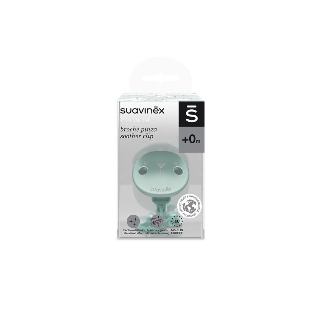 Suavinex Attache-sucette premium hygge vert