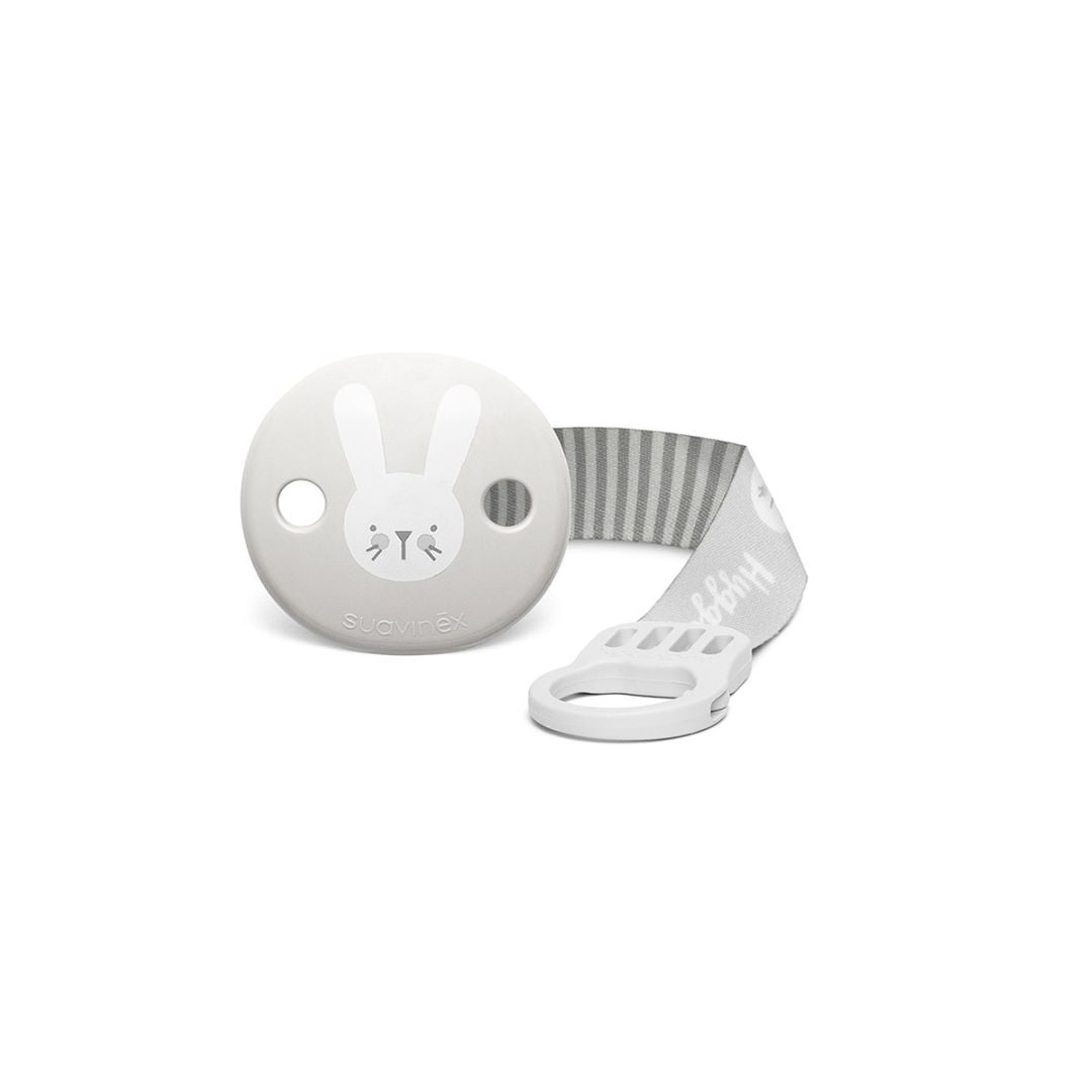 Suavinex Attache-sucette hygge ruban lapin (grie)