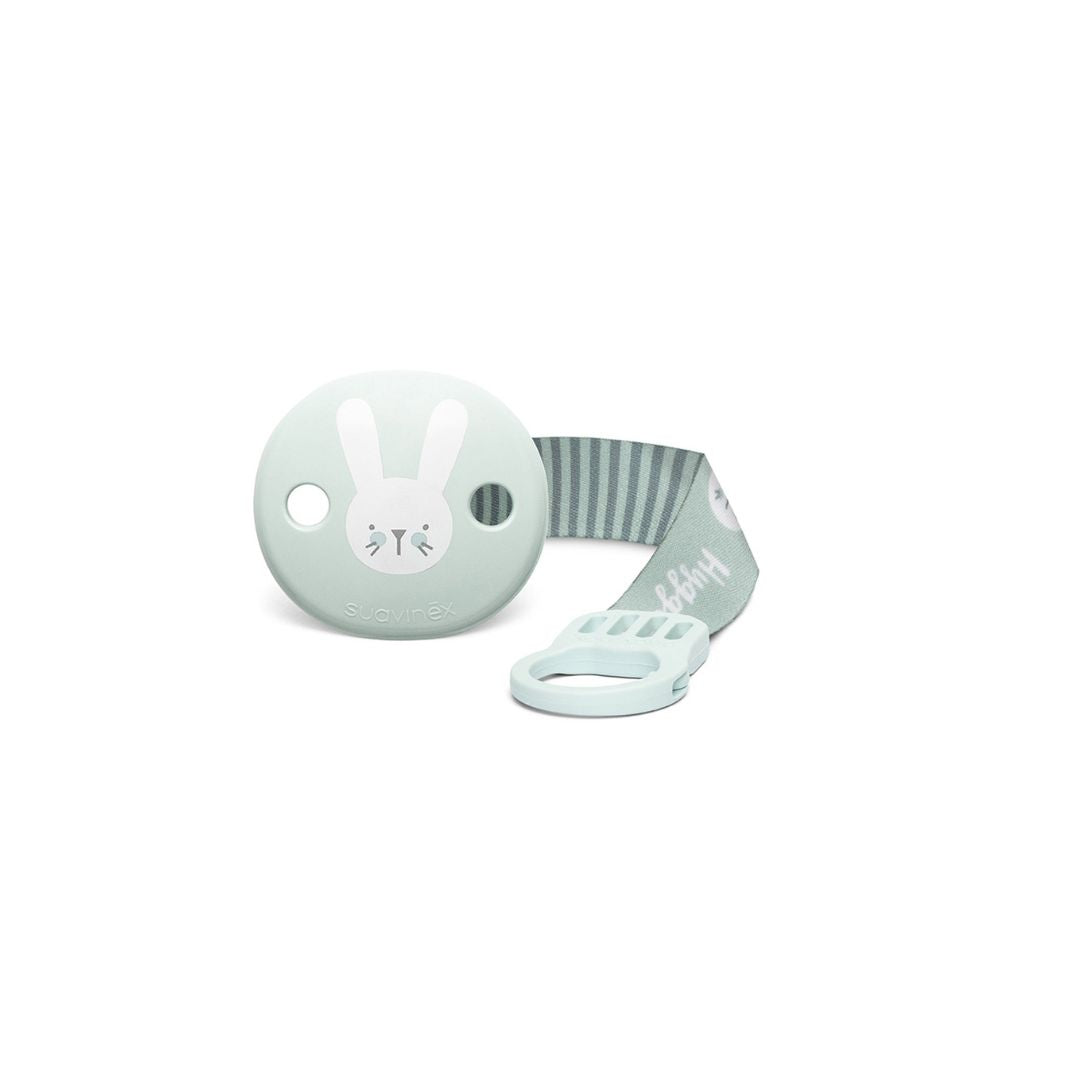 Suavinex Attache-sucette hygge ruban lapin vert