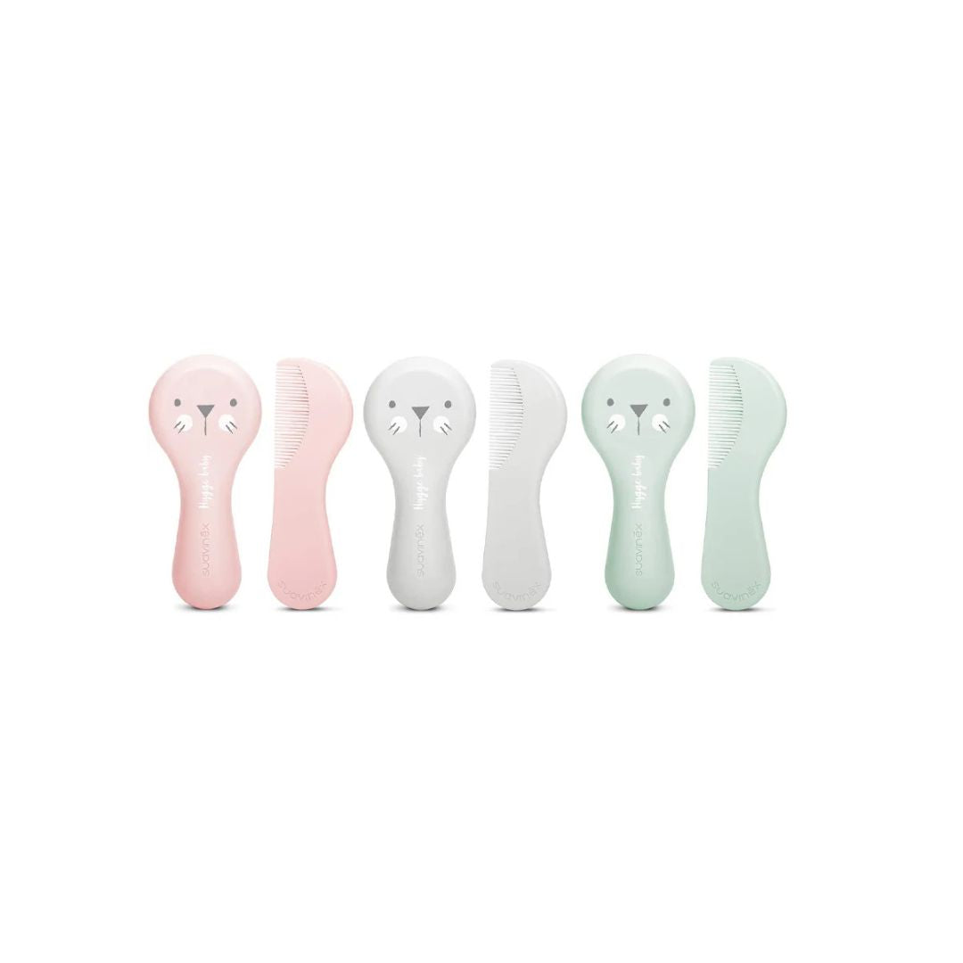 Suavinex Set brosse et peigne pour bébés
