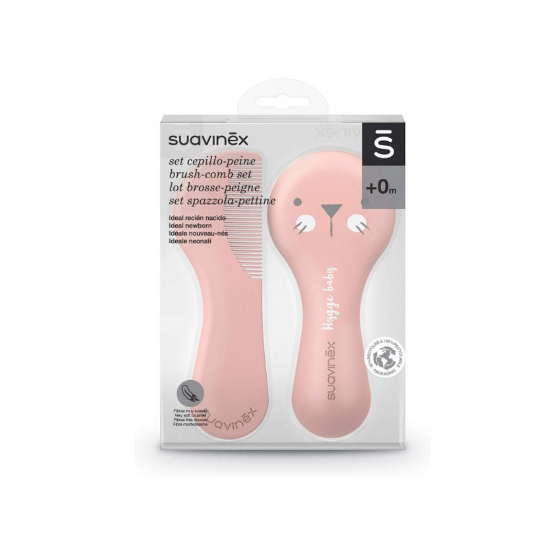 Suavinex Set brosse et peigne pour bébés