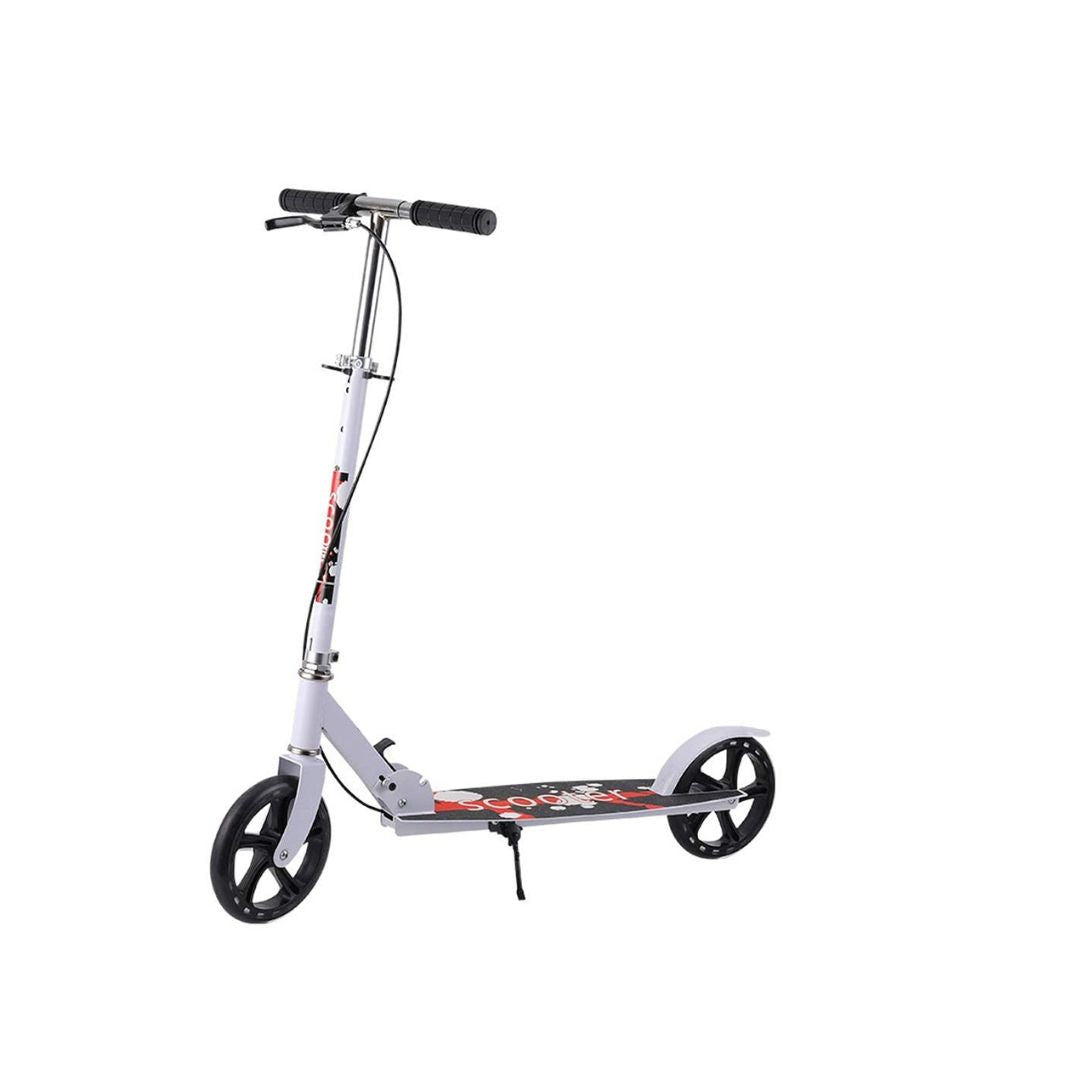 trottinette adulte à grandes roues avec frein à main