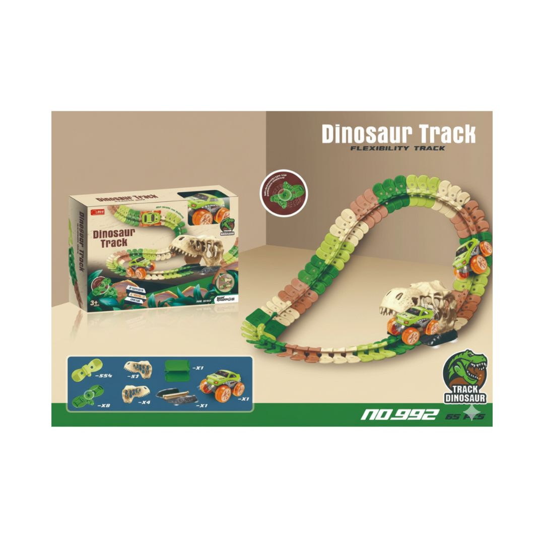 Circuit de Train Électrique : La Grotte aux Dinosaures