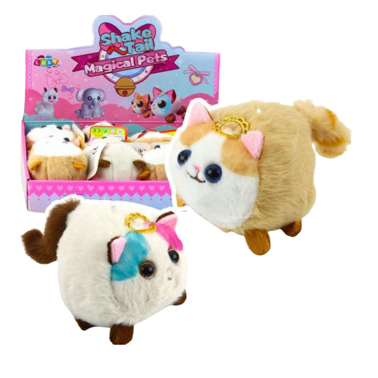 Chaton en Peluche à Queue Tournoyante :