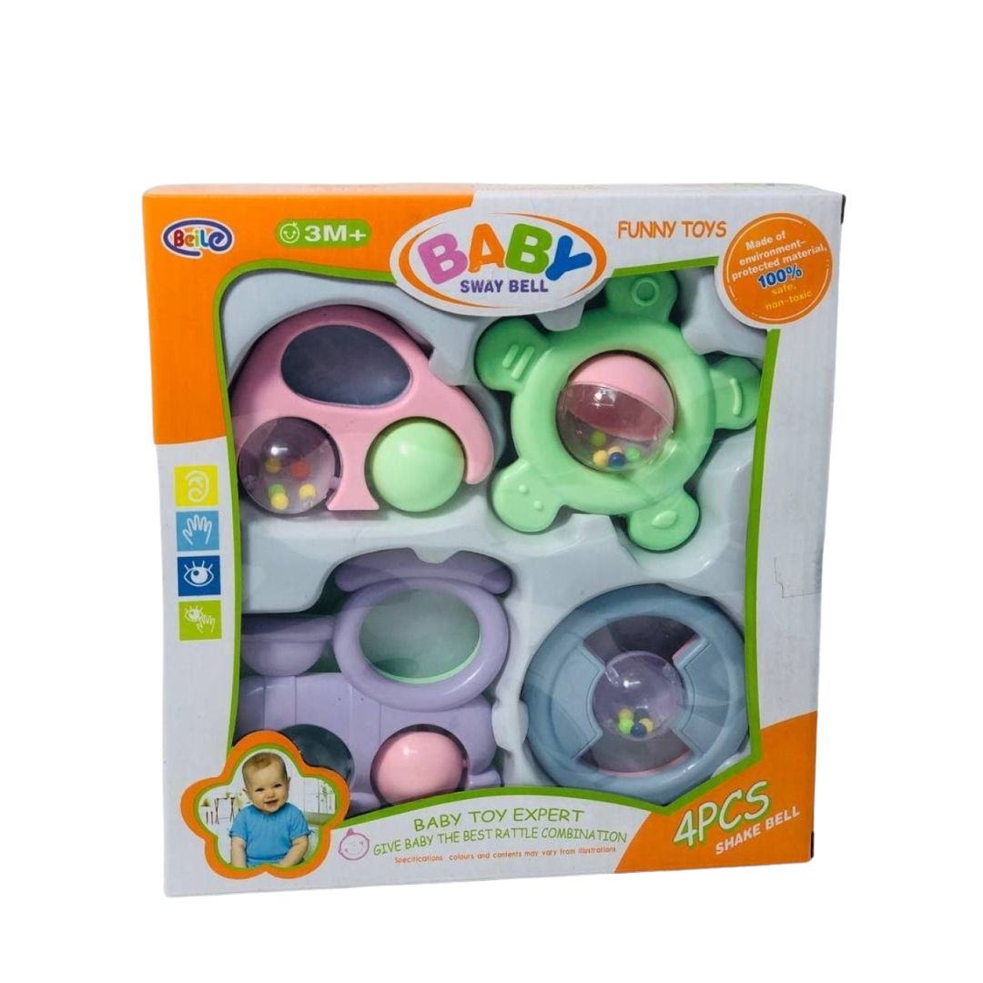 Set de 6 Hochets Ergonomiques