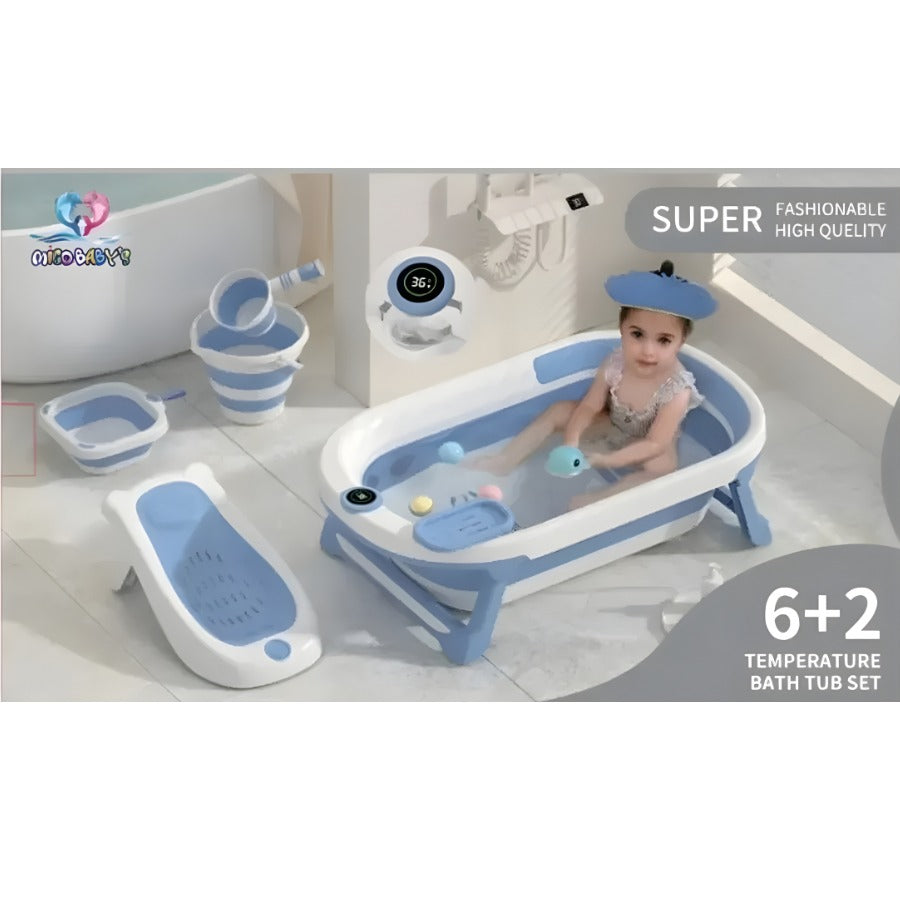حوض استحمام قابل للطي مع ملحقات