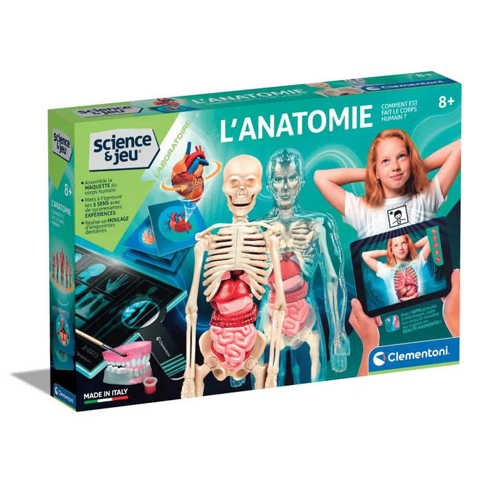 Clementoni Science & Jeu - L'Anatomie du Corps Humain et Réalité Augmentée