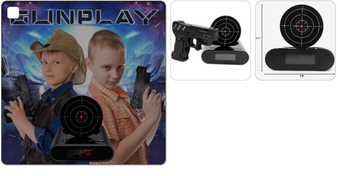 Réveil Cible Lock N' Load Gun - EC VISION