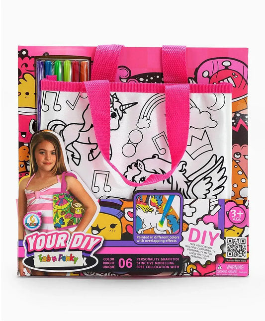 Sac DIY Graffiti à Colorier Lavable