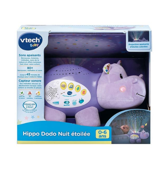 Veilleuse Hippo Dodo Nuit Étoilée - Vtech
