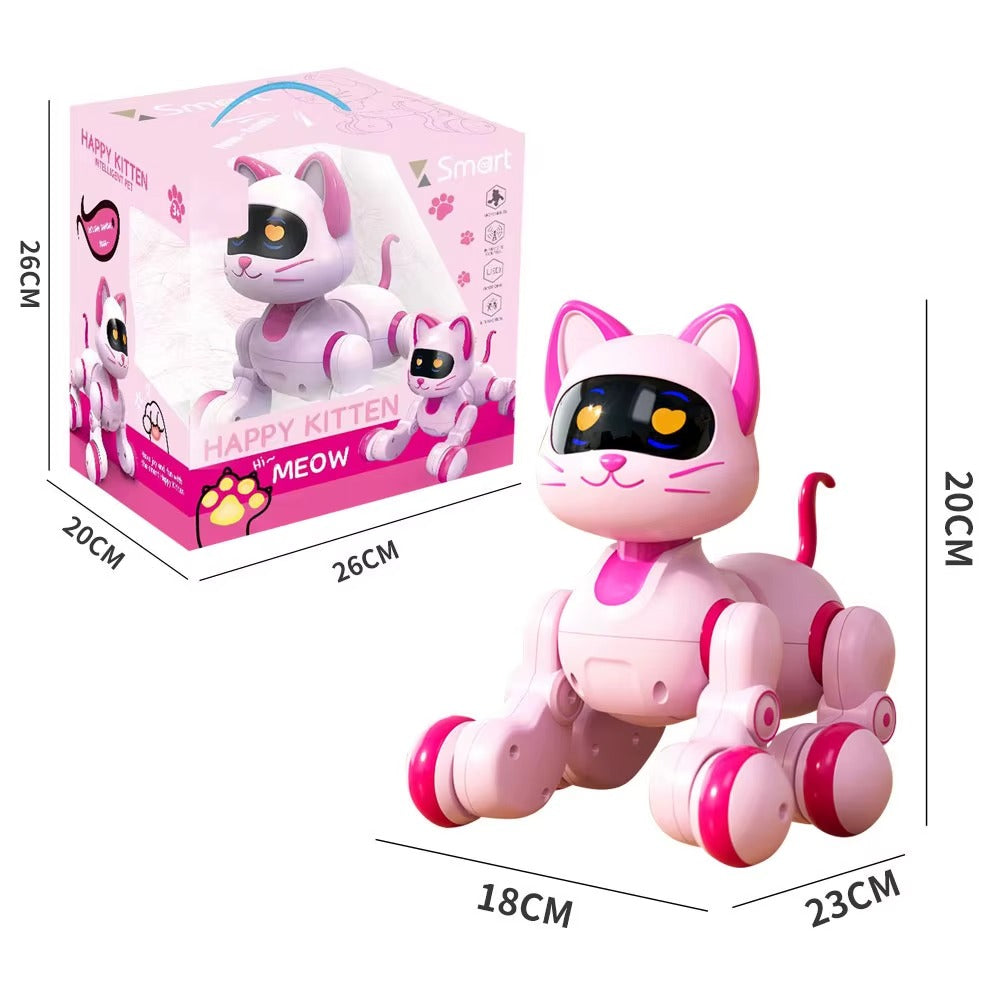 Chat Robot Télécommandé Musical (Rechargeable)